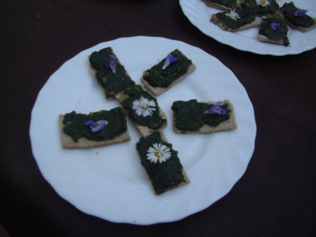canapés d'ortie